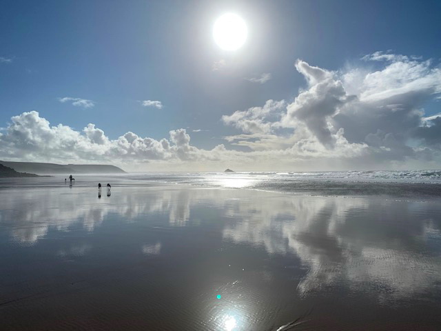 Wasser, Strand und Weite soweit das Auge reicht